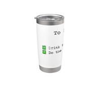 Per fare: bere il caffè, fare le cose Bicchiere termico in acciaio inox doppia parete