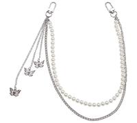 Per Farfalla Perla Catena Laterale Su Jeans Pantaloni Influencer Gioielli Corpo Portafoglio Cappello Borsa De Pant Con Charms Goth Uomini Bambini Donne Ragazze