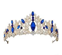 per fascia Nuziale Barocca con Perle e Strass per Sposa per | Design barocco intricato, perle e strass scintillanti, look regale perfetto per il giorno delle nozze(F)