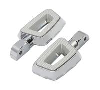 per Fat-Bob 114 per FXFBS 2018 2019 2020 2021 Pedane Posteriori per Moto Pedali in Alluminio Modificati Aggiornamenti Ricambi Accessori Motocicletta Pedane(Chrome)