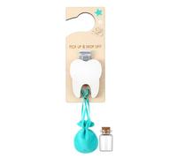 per fatina dei denti - Materiale flanella di legno, scatola per fatina | Appendiabiti da 9 pollici con fessura per soldi in velluto 60 g, scatola decorativa da favola per denti perduti