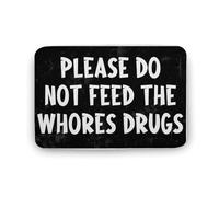 Per Favore Non Date Droga Alle Prostitute Zerbino Antiscivolo Zerbini Di Benvenuto Funny Zerbini Per Interni Per Porte Esterne Esterno Porta 40 X 60Cm