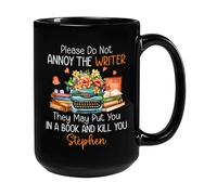 Per Favore Non Infastidire Lo Scrittore Tazza Colazione Novità Tazze Di Caffè Durevole Tazza Mug Idea Regalo Per Natale Regalo Ufficio Fidanziati 330Ml