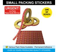 Per Favore Non Leave Incustodito Firma Required Piccolo Adesivi/Etichette