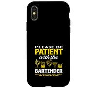 Per favore, sii paziente con il barista Custodia per iPhone X/XS