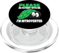 Per favore sii paziente con me Sono introverso divertente PopSockets PopGrip per MagSafe