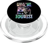 Per favore sii paziente con me Sono una vacanza divertente turista PopSockets PopGrip per MagSafe