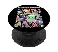Per favore, sii paziente con me, vengo dal 1900 Funny Vintage PopSockets PopGrip Adesivo