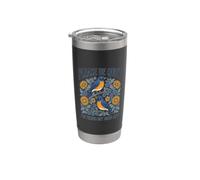 Per favore, stai tranquillo, sto usando il mio uccello App Backyard Birdwatching Bicchiere termico in acciaio inox doppia parete
