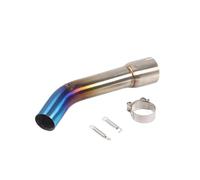 per Fazer per FZ1 per FZ1N per FZ1000 2006-2015 Tubo di Collegamento Centrale di Scarico per Motociclette Slip On Tubo di Marmitta Tubo Scarico(Type B)