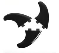 per fcs per g5 Thruster Fins 3pcs Nylon Fiberglass Black per | per fcs per g5 compatible, 3pcs thruster set, nylon fiberglass blend, black matte finish, fit