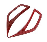 Per Fender Cover Presa Aria Laterale per Jeep Wrangler JL JLU Carbonio Rosso