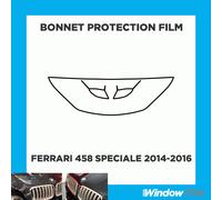 Per Ferrari 458 Speciale 14-16 Trasparente Cofano Ppf Grattare Protezione Film