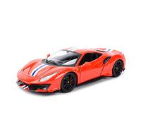Per: Ferrari 488 Pista Sport Car Statico Diecast 1:24 Veicolo Da Collezione Modello Di Auto Giocattolo(B)