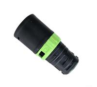 per FESTOOL - Raccordo di collegamento compatibile D 27 DM-AS/CT, robusto adattatore per aspirapolvere e utensili elettrici, connessione antiscivolo con blocco, diametro 27 mm