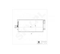 Per Fiat 500 1.4 Condensatore Di Clima