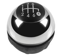 Per Fiat 500 500C 2007-2018 5/6 Velocità Pomello Cambio Auto Leva Testa Pomello Cambio A Mano Pomello Leva(6 Speed Chrome)