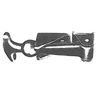 PER FIAT 500 ABARTH COPPIA GANCIO DI SICUREZZA PER COFANO GANCI COD.25/27106