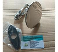 Per Fiat 500 d'epoca Specchietto Retrovisore Sx=DxTondo Cromato Fissag. a vite