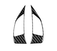 Per Fiat 500 Per Abarth 595 2012 2013 2014 2015 2016 2017 2018 2019 2020 2021 2022 2023 Adesivo In Fibra Di Carbonio Morbido Per Volante Auto Strisce Decorative Auto Aria Condizionata(Button Black)
