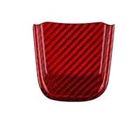 Per Fiat 500 Per Abarth 595 695 2020 2021 2022 2023 Pannello Di Controllo Del Finestrino Dell'auto Adesivo In Vera Fibra Di Carbonio Accessori Strisce Decorative Auto Aria Condizionata(Bottom Red)
