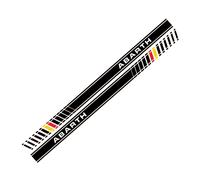 Per Fiat 500 Punto Panda Abarth 2PCS Porta Auto Adesivi a Strisce Lunghe Auto En