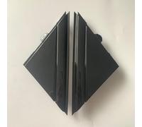 Per Fiat 500 Specchio Triangolo Trim Piastra Set Nero Lucido per 2012 al 2019 Sinistra Destra Anteriore OEM Ricambio 1SJ85KX7AA 1SD00KX7AA