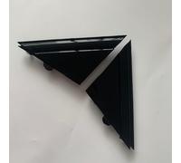 Per Fiat 500 specchio triangolo trim piastre con finitura lucida, sostituzione diretta per modelli 2012 2019, numeri di parte 1SJ85KX7AA e 1SD00KX7AA, set di due