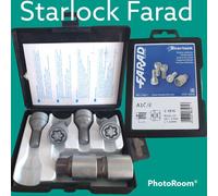 Per Alfa Tonale dal 2022 Kit Bulloni Antifurto NERI Starlock Farad Cerchi Lega