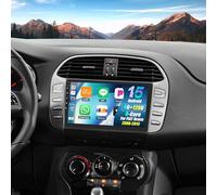per FIAT Bravo, Android 15, 6G+128G 8-Core CAMECHO Autoradio per FIAT Bravo 2008 2009 2010 2012 2013, Schermo da 9 Pollici 2DIN con CarPlay Android Auto WiFi GPS FM/RDS Radio BT SWC Telecamer Mic