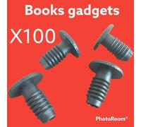 Per Fiat Croma Kit 100 pz Bottone Clip Nero per Fissaggio Rivestimenti Interni