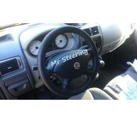 Per Fiat Croma MK2 2004-2007 Nera Vera pelle Italiana Volante Cover Nuova