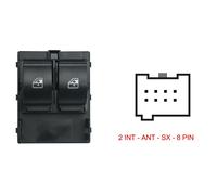 Per Fiat Doblo dal 11/2009> Pulsanti Interrutore Alzacristalli Ant Sx 8 pin