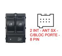 Per Fiat Doblo dal 11/2009> Pulsantiera Anteriore Sx Interr. Blocco Porte 8 pin