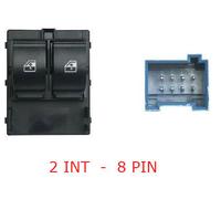 Per Fiat Fiorino 12.2007> Comandi Pulsantiera Alzacristalli Porta Ant Sx 8 pin
