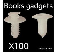 Per Fiat Marea Kit 100pz Boccola + Perno per Fissaggio Rivestimenti Interni