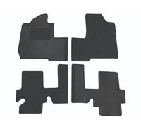 Per Fiat Multipla dal 1998 Set 4 Tappetini Tappeti Neri in Gomma su Misura GDS