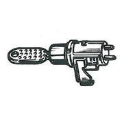 PER FIAT PANDA 1989> PULSANTE CHIUSURA PORTELLONE POSTERIORE PLASTICA NERA