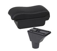 per Fiat Panda 2 Bracciolo Centrale per Auto Scatola Portaoggetti Interna con Ricarica USB Accessori per Auto Retrofit