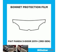 Per Fiat Panda 5-door 11+ (3rd Gen) Trasparente Cofano Ppf Zero Protezione Film