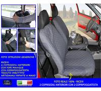 Per Fiat Panda 750 coprisedili anteriori fodere set da 2 foderine colori grigio