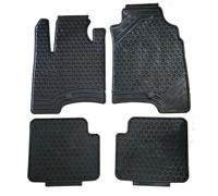 Per Fiat Panda dal 2012 Set 4 Tappetini Tappeti Neri in Gomma su Misura GDS