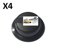 Per Fiat Panda Kit 4pz Coppetta Coprimozzo per Cerchio Ruota 4378335