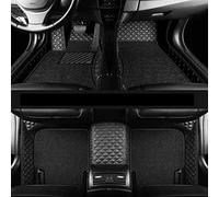 Per Fiat Per Freemont 2016 2015 2014 2013 2012 5 Sedili Tappetini Auto In Pelle Impermeabile Tappeti Personalizzati Auto Tappetini Abitacolo(Black double layer)