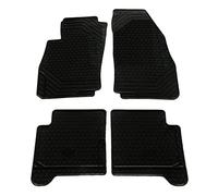 Per Fiat Punto Evo dal 2008 Set 4 Tappetini Tappeti Neri in Gomma su Misura GDS