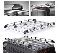 per Fiat Scudo (507 | K0) LONG 2022- Piattaforma da tetto Argento Anodizzato