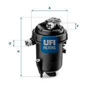 UFI 30.658.00 Filtro aria