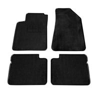 Per Fiat Stilo dal 2001 Set 4 Tappetini Tappeti Neri in Gomma su Misura GDS