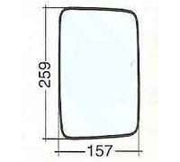 PER FIAT TALENTO RTY VETRO DX CROMATO mm259X157 PER RETROVISORE