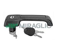 Per Fiat Uno II° dal 1989> 5 Porte Maniglia Esterna Anteriore Sx con Chiavi Nera